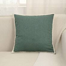 1pc Chenille Braided Decorative Throw Pillow Case For Living Room, Sofa, Bedroom
