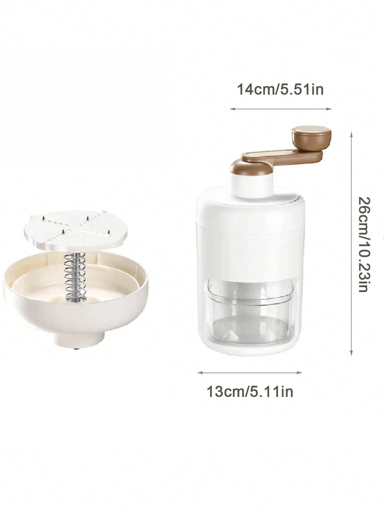 مبرد ثلج يدوي،، شفرة من الفولاذ المقاوم للصدأ، منا...