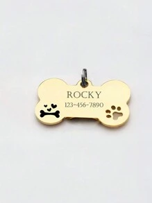 Placas personalizadas para mascotas, placas de identificación para perros personalizadas, placas y collares para perros, placas de identificación para perros grabadas, placas de identificación para mascotas personalizadas, placas de identificación para perros divertidas, placas de dirección para perros y llaveros personalizados - Multicolor - Ver 17