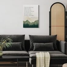 1 Pc Inspirational Canvas Wall Art Canvas Print Positive Canvas Painting Office Home Wall Decor Framed Gift For Living Room Bedroom