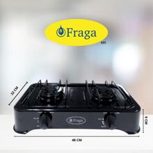 FRAGA 2 Burner Grill - Black - View 2