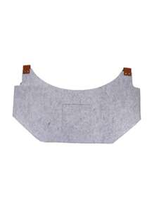 1 Pc Large Capacity Felt Storage Basket With Handle, Foldable Vintage Style Firewood And Newspaper Organizer For Fireplace, Multipurpose Storage Basket, For Firewood, Shopping, Wood, And Newspaper Storage,Plastic Basket,Toy Basket,House Decor,Table Decor,Home Decor Items,Room Decor,Bedroom Decor,Gifts