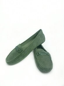 Women Flats - 綠色 - 查看 4