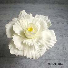 Flor de Peônia Artificial Grande, Decoração Realista de Flor Artificial Grande, Adereços para Casamento e Banquete, Artesanato DIY, Decoração de Sala de Estar, Decoração Interna e Externa