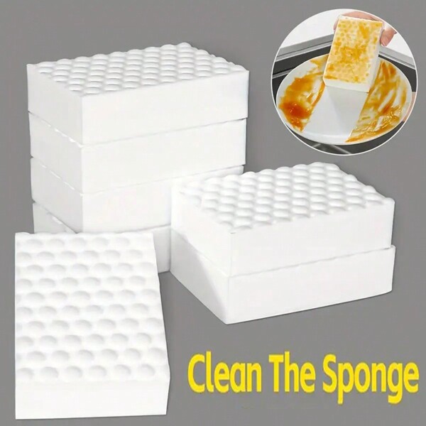 High Density Nano Magic Sponge Wet Wipes, Double-Sided Cleaning Sponges, Dishwashing Sponges, Magic Nano Sponge Blocks, Pot Sponges, Shoe Edge Sponges, Kitchen, Bathroom, Shoes, Furinture, Cleaning Supplies, Cleaning Tools, Back To School Supplies