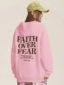 Faith Over Fear Christian Hoodie Christian Sweatshirt Jesus Hoodie , Hoodie Bible Verse Shirt Unisex Aesthetic Clothes,The Perfect Gift For A Christian Friend