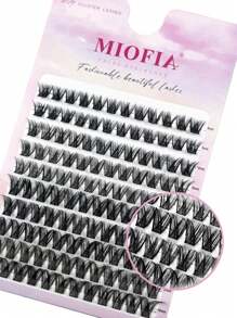 Lash Clusters 120pcs Cluster Lashes 0.07 Thick 8-14mm Wispy Individual Lashes Extensions Natural Look Lashes D Curl Fluffy Cluster Lashes DIY Eyelash Extension
