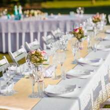 8 Pack Disposable Plastic Tablecloths And Satin Table Runner 54 X 108 Inch Tablecloth For Parties 12 X 108 Inch Runner For Wedding Birthday Anniversary Christmas New Year Party Graduation And Other Parties - Gold - View 11