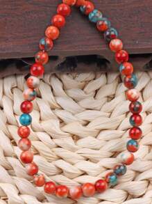 New Colorful Rain Stone Bead Loose Beads DIY Handmade Fashion Bracelet & Necklace Jewelry Accessories - Beads - View 11