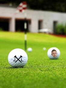 LICVIC 1pc Personalized Golf Ball, Customized Photo & Name Golf Ball For Men, Couples, Face Design Golf Ball, Suitable For Valentine's Day Gift, 4.26cm/1.67in - 3 Styles - 20 Specifications, Fun Golf Ball For Men, Customized Gift For Him/Her, Dad, Mom, Friends, Grandpa, Unique Father's Day Gift, Housewarming Gift,Home Decor Living Room - Style a - View 8