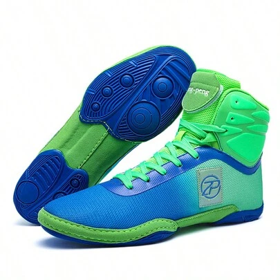 Newly Upgraded Professional Wrestling And Boxing Shoes,Anti Slip And Wear-Resistant,Lightweight,Enhance Athletic Performance,Transform Strength,Improve Flexibility,High Top Ankle Protection,Dynamic Protection