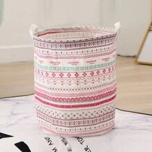 1 pieza - Cesta para ropa sucia con diseño creativo de tela, cubo de almacenamiento plegable, cesta de almacenamiento de juguetes y ropa sucia impermeable, cesta de la colada, organizador de baño, cesta, cesta de almacenamiento, cesta de lavandería plegable