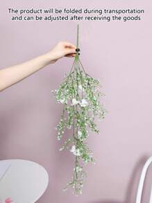 1 pieza Enredadera artificial de jazmín, guirnalda colgante para decoración del hogar, entrada, pasillo, boda, propuesta de San Valentín, pared floral, centro de mesa del comedor, Día de San Valentín, regalo