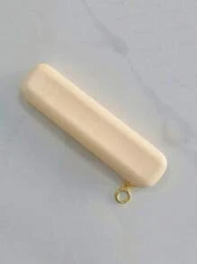 1 pieza Estuche protector de silicona para brochas de maquillaje, bolso de viaje portátil a prueba de polvo para almacenar brochas de maquillaje/lápices/lápiz labial/rímel y otras herramientas cosméticas, bolsa de aseo, bolsa de viaje, almacenamiento de maquillaje, bolsa de playa, vacaciones, artículos esenciales, útiles escolares, artículos esenciales de viaje, para mujer, para dormitorio universitario, para baño