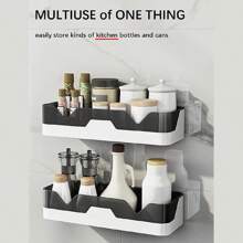 Bathroom Shelf Shower Caddy Rack Storage Organiser Tray Holder Accessories - White - View 7