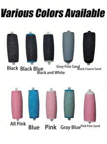 Electric Foot Grinder Replacement Rollers, Foot Care Tool Replacement Roller Heads, Electric Foot File Callus Remover Replacement Heads, Universal Extra Coarse Sanding Replacement Roller Heads, Electric Foot Perfector Electric Callus Remover Accessories (Coarse Sand And Fine Sand Are Suitable For Different Types Of Machines.) - Pumice Stone - View 8