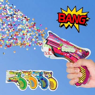 4/8/10/20/40个装自燃迷你烟花，派对礼炮，适用于节日、生日、婚礼、拍照道具。彩色纸屑礼炮，新颖设计，适合新年、生日、圣诞节、婚礼和毕业派对。