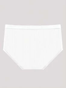 Set di 12 pezzi di mutandine minimaliste a maglia tinta unita con decorazione fiocco carino, in colori assortiti, per ragazze adolescenti