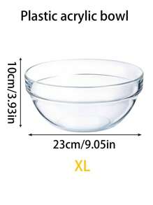 1 pièce bol à salade en acrylique transparent, bol à eau et sucre circulaire en plastique anti-chute à usage commercial, bol en plastique, bol à fruits et légumes, tasse à laver à la main en PC, bol à salade anti-chute, bol à fruits lotus, seau à fruits, légumes, bol à thé en plastique, bol circulaire, bol de service à salade pour cuisines, fêtes, vacances et célébrations, service, réutilisable, petits bols à dessert pour la préparation de la cuisine, le dessert, les trempettes et les bonbons ou les bols à noix, cuisine, cadeau de Noël