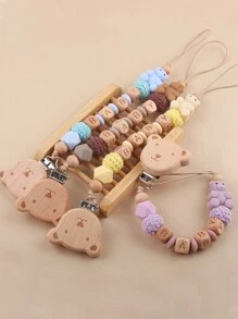 1 件定制首饰 - 纸盒时尚防丢失旅行专用适用于固定链玩具定制姓名夹礼品个性工艺品收藏姓名定制链夹圣诞礼物定制英文字母版本 - 选择您想要的朋友礼物/舒适礼物/木链礼物/节日礼物/生日礼物/新年礼物，多功能，装饰性，可重复使用，精致，时尚，高品质，色彩鲜艳，现代，定制，个性化，独特，适合他的理想礼物，适合她的理想礼物，男朋友，爸爸，女朋友，妈妈，家人，朋友，茶室，家庭，花园，办公室，周年纪念日，情人节，母亲节，生日，父亲节，毕业典礼，婚礼，乔迁 - 多色 - 查看 5