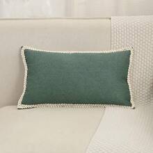 1pc Chenille Braided Decorative Throw Pillow Case For Living Room, Sofa, Bedroom