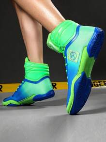 Newly Upgraded Professional Wrestling And Boxing Shoes,Anti Slip And Wear-Resistant,Lightweight,Enhance Athletic Performance,Transform Strength,Improve Flexibility,High Top Ankle Protection,Dynamic Protection