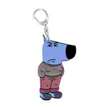 1 pieza Llavero de acrílico con diseño de canguro de dibujos animados - Llavero con temática de animales novedosa con cierre de langosta, accesorio decorativo para mochilas y llaves de coche, regalo de cumpleaños ideal para hombres y mujeres, accesorios de cosplay, gadget, regalos para estudiantes - Multicolor - Ver 6