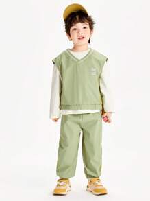 mini bala 男童寬鬆版型運動服，龍年春裝