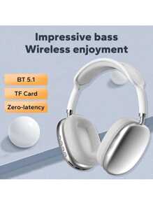 Wireless Bluetooth Headphones HiFi Stereo Noise Cancelling Waterproof Mic Pods Over Ear Sports - Black - View 2