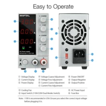 Rainaut Lab Power Supply 0-30V 0-10A Precision Variable Digital Power 1pc Adjustable - US B Type Plug(110-127V) - View 5