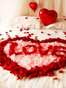 2000/1000/500/100pcs Simulated Rose Petals, Non-Woven Fabric, Stacked Petals, Scattered Flowers, Confession Flower Pieces Best Gifts,Wedding Items