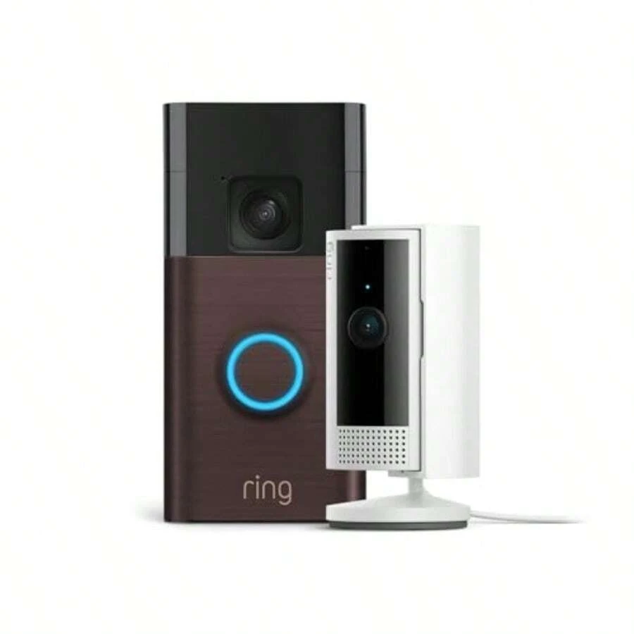 Ring Battery Powered Video Doorbell DIY Wireless Camera Head-To-Toe HD View Easy Installation 5 Min 30-Day  Trial - SatinNickel1 - View 1