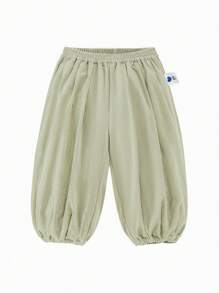 mini bala Spodnie dziecięce z kordu o luźnym kroju, miękkie, długie spodnie wiosenne dla chłopców i dziewcząt