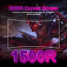 Gawfolk 24.5"/27"/32"/34" Ultra-Fast 165Hz Gaming Monitor – FHD To 4K Curved Display Options, 1ms GTG Response Time, FreeSync, Low Blue Light & Flicker-Free | Computer Monitor For PC Gaming, Esports, Home Office | Anti-Fatigue Eye Comfort + VESA Mountable | Ideal Father's Day & Graduation Gift | [Monitor, Gaming Monitor, Computer Monitor, PC Monitor, Portable Monitor, TV Alternative] - 美規A型插(110-127V) - 查看 4