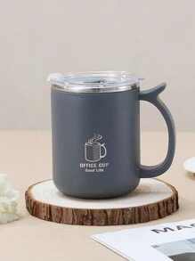 1 件 304 不锈钢保温杯带盖，双层保温杯适用于茶、牛奶、咖啡、热饮、学生宿舍水杯水瓶返校 - 彩色 - 查看 13