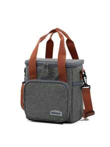 1pc S/M Double Layer Lunch Bag For Women Insulated Lunch Box For Men For Adult Reusable Lunch Tote Bag For Work, Picnic, School Or Travel Woman Lunch Box Bag Ladies School Supplies Stuff Accessories Bag For School School Accessories School Stuff
