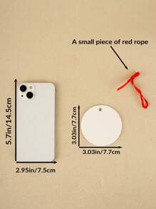 1 Piece Of White Porcelain For The 2025 New Year, Customized Text Pendants, Holiday Gifts, Customized Text, Customized Products, Pendants, Backpack Pendants, Car Pendant Decorations, Meaningful Gifts, Commemorative Gifts, Customized Text, Special Gifts, Holiday Decorations, Kitchen, Boyfriend/Girlfriend Gifts, Father/Mother Gifts, Lover/Couple/Best Friend Gifts, Room Decoration Night, Surprise Gifts, Beautiful Accessories, Romantic Gifts - Multicolor - View 4