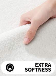 1入組,採用聚酯纖維製成的可愛熊貓卡通設計防滑柔軟舒適床邊墊飾品 - 彩色 - 查看 9