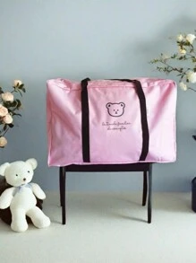 1 pieza Bolsa de maternidad para el hospital para mamá, organizador de almacenamiento de pañales y suministros de enfermería - Caqui - Ver 7