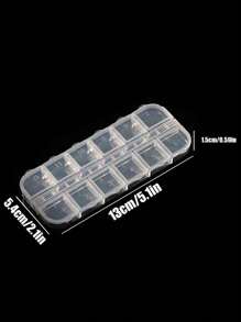 1 件多抽屉收纳盒、珠宝盒、配件盒、珠宝展示盒、桌面抽屉式收纳盒、可堆叠、防尘、防氧化、多功能珠宝盒、可拆卸、大容量、化妆品收纳盒、办公桌收纳盒、抽屉式化妆品收纳盒返校