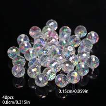 6/8/10mm AB Color Faceted Austrian Crystal Beads Round Cute Loose Spacer Beads For Jewelry Making DIY Elegant Bracelets Necklace Handmade Crafts Supplies - Beads - View 16
