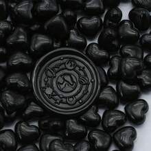 200颗/袋 心形封蜡珠，适用于印章、手工卡片和信封装饰、蜡封、DIY工艺品、礼品包装、信封封口、派对邀请函、剪贴簿、返校季、文具 - 心形 - 查看 44