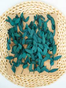 20/50/100pcs Preserved Eucalyptus Millet Leaves Bundles, Suitable For Wedding, Birthday, Graduation, Home Decor - Natural Dried Flowers & Plants Arrangement, Rattan Material, Photography Props - No Electricity, No Feathers, Suitable For Christmas, Halloween, Easter Gifts - Multicolor - View 8