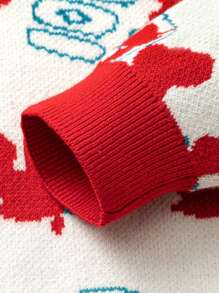 mini bala Suéter tejido de Año Nuevo para niña, ropa de invierno cálida para niños y niñas