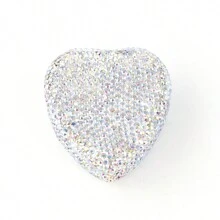 2pcs Jewelry Storage Box, Creative Proposal/Wedding Earrings Necklace Travel Portable Heart-Shaped Organizer