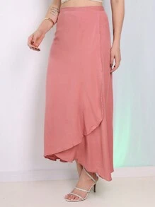 WRAP OVER WRAP SKIRT VARIOUS WAYS TO WEAR IT - 鮭魚 - 查看 3