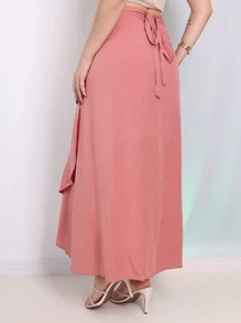 WRAP OVER WRAP SKIRT VARIOUS WAYS TO WEAR IT - 鮭魚 - 查看 4