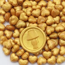 200颗/袋 心形封蜡珠，适用于印章、手工卡片和信封装饰、蜡封、DIY工艺品、礼品包装、信封封口、派对邀请函、剪贴簿、返校季、文具 - 心形 - 查看 41