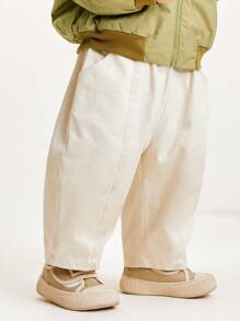 mini bala 女婴橄榄裤，柔软宽松龙年裤