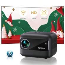 Mini Portable Projector 1080P Full HD Electric Focus 18000LM WiFi Bluetooth Keystone Correction Smart Home Projector For Smartphone TV Stick - 15000LM - View 1